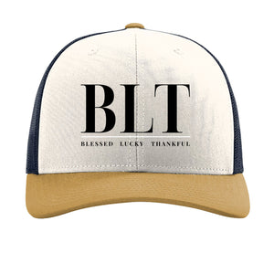 Cream/ Navy/ Amber Gold - FRONT