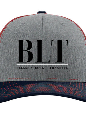 Heather Grey/ Cardinal/ Navy - FRONT