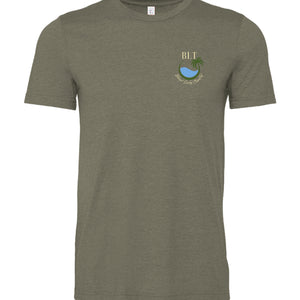 Heather Military Green - 3001CVC - FRONT