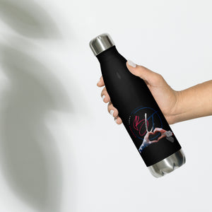 Honor Veterans Heart Stainless Steel Water Bottle